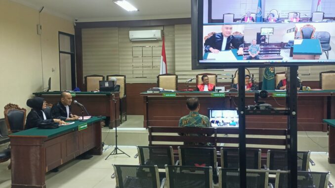WhatsApp Image 2025-10-22 at 11.37.48 Sidang perdana kasus dugaan korupsi pemanfaatan aset Pemkot Malang dengan terdakwa Handoko digelar di Pengadilan Tipikor Sidoarjo, Selasa 21 Oktober 2025. (Foto: Kejari Kota Malang).