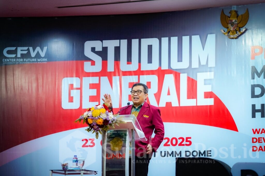 Wakil Ketua Dewan Pengawas Danantara di UMM: Danantara Akselerasi Pertumbuhan Ekonomi. (Dok. Humas UMM).