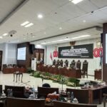 Rapat paripurna DPRD Kota Malang dengan agenda penyampaian penjelasan Wali Kota Malang terhadap Ranperda tentang APBD 2026, Rabu (5/11/2025).