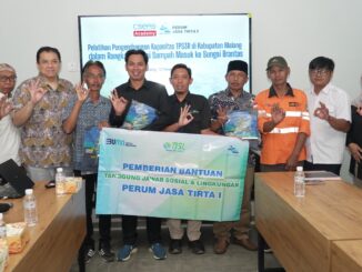 PJT I dan CSEAS Perkuat Mitigasi Sampah Sungai Brantas. (Foto: Humas PJT I).