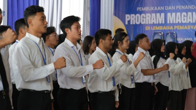 Lapas Malang Sambut 27 Peserta Magang Kemnaker, Siap Hadirkan Energi Positif. (Sumber L'SIMA).