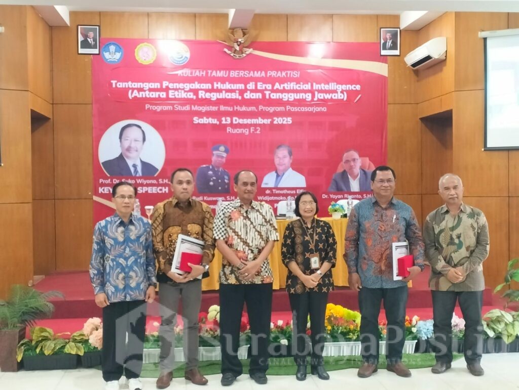 Acara ini dihadiri oleh ratusan mahasiswa program magister Fakultas Hukum Unidha Malang, serta para dosen dan praktisi hukum. (ist).