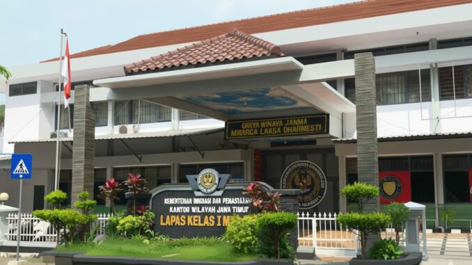 Lapas Kelas 1 Malang, Jawa Timur. (ist).