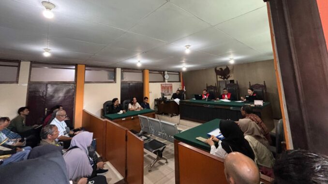 Sidang gugatan Class Action warga Griya Shanta diterima PN kelas 1A Malang, Mediasi Dijadwalkan 6 Januari 2026, Selasa (23/12/2025).