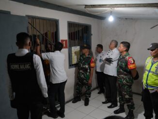 Lapas Malang Gencar Antisipasi Gangguan Kamtib dengan Razia Gabungan TNI-Polri, Rabu 24 Desember 2025. (Foto: L'SIMA).