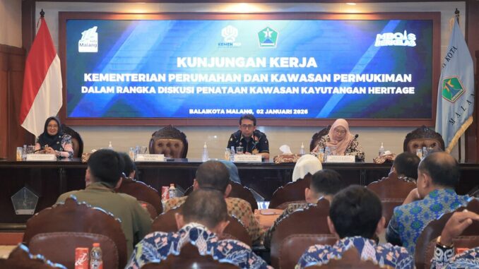 Wali Kota Malang Sambut Kunjungan Kementerian PKP, Kayutangan Heritage Dinilai Layak Jadi Percontohan Nasional