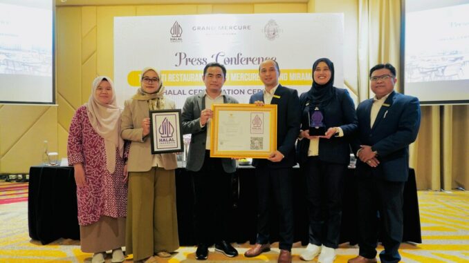 Trimurti Restaurant Grand Mercure Malang Mirama Resmi Bersertifikat Halal. (Foto: istimewa).
