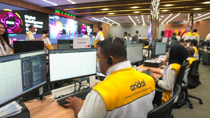 Indosat Pastikan Koneksi Stabil di Tengah Lonjakan Trafik Data. (Foto: istimewa).