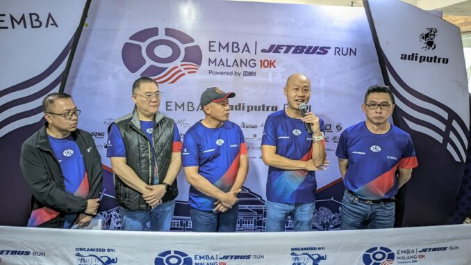 KONFERENSI PERS: Emba Jetbus Run Malang 2026, Ajang Lari Bergengsi dengan Hadiah Rp430 Juta.