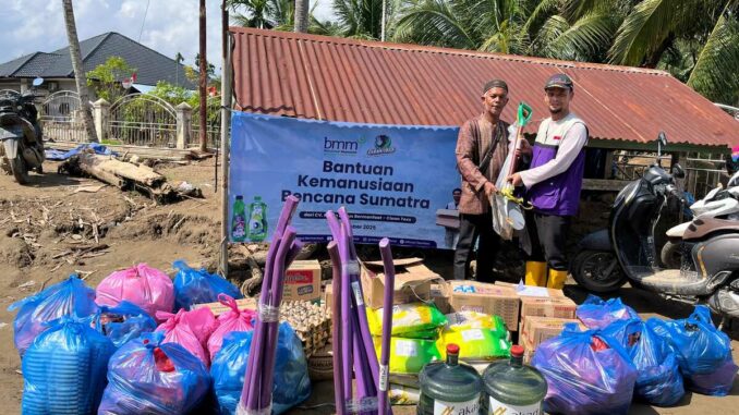 CLEAN-TEXS dan BMM Salurkan Bantuan Kemanusiaan untuk Aceh dan Sumatera. (Foto: istimewa).