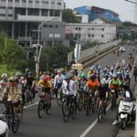 Wali Kota Wahyu Hidayat: Gowes Peduli Sumatra Wujud Kepedulian Nyata Kota Malang. (Foto: Diskominfo Kota Malang).