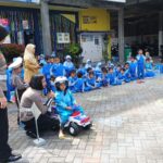 Satlantas Polresta Malang Kota Goes to School, Wujudkan Polisi Sahabat Anak. (istimewa).