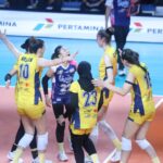 Tim putri Jakarta Livin' Mandiri memetik kemenangan perdana pada putaran kedua Proliga 2026, setelah menumbangkan Medan Falcons tiga set langsung, 3-0. (Foto: PROLIGA/istimewa).