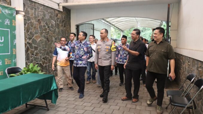 Wali Kota dan Kapolresta Malang "Sapa Gereja", GKJW Jadi Transit 1.000 Jamaah Mujahadah Kubro 1 Abad NU, Jumat 6 Februari 2026. (istimewa).