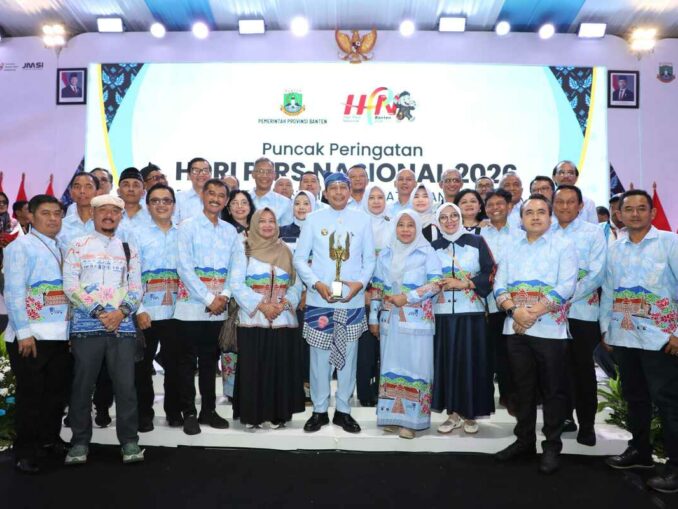 Momen HPN, Wali Kota Malang Raih Trofi Abyakta Anugerah Kebudayaan PWI Pusat, Senin 9 Februari 2026. (Sumber Prokompim).