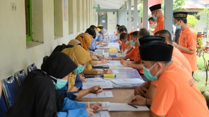 Lapas Malang dan Dinkes Kota Malang Bersinergi, Gelar VCT Mobile untuk Warga Binaan, Selasa 10 Februari 2026. (Sumber L'SIMA).