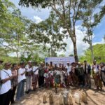 Rektor UMM, Prof. Dr Nazaruddin Malik, M.Si: Air Bersih, Kunci Kemakmuran Desa Tliu. (Sumber Humas UMM).