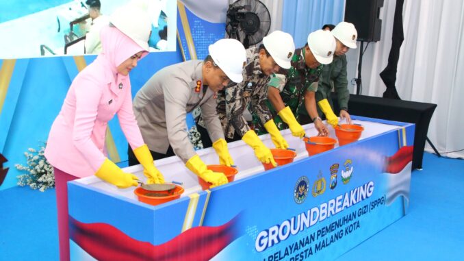 Polresta Malang Kota Dukung Asta Cita Presiden Prabowo dengan Dirikan Dua SPPG, Jumat 13 Februari 2026. (ist).