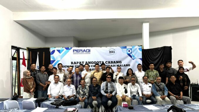 DPC PERADI RBA Malang Rekomendasikan Ahmad Fikri Assegaf sebagai Calon Ketua Umum DPN PERADI, Jumat 27 Februari 2026. (ist).