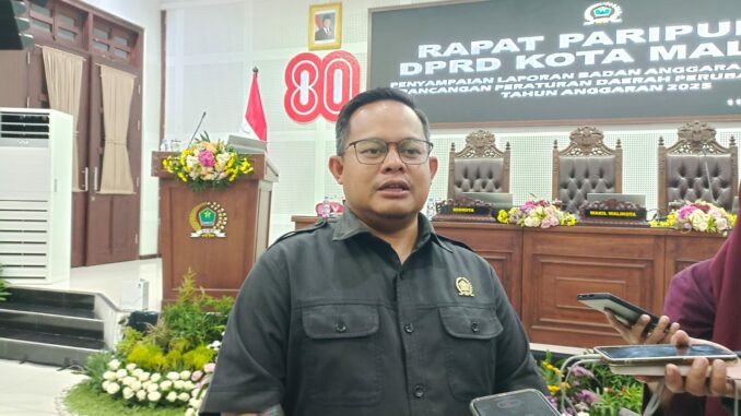 Wakil Ketua II DPRD Kota Malang, Trio Agus Purwono pada suatu acara beberapa waktu lalu.