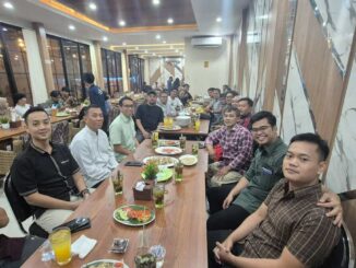 MOMEN RAMADAN: Buka puasa bersama yang digelar Kejari Kota Malang dengan awak media, Rabu (4/3/2026).