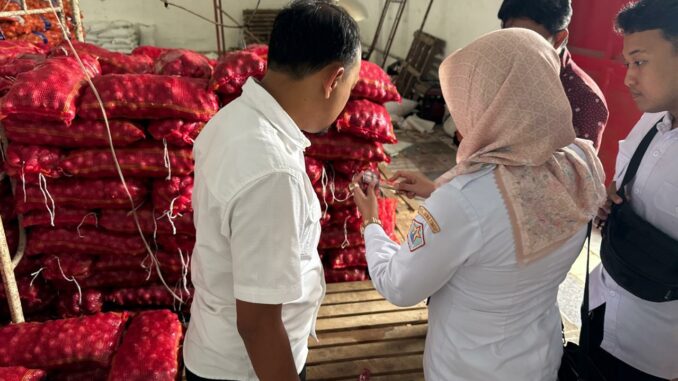 Polresta Malang Kota Ungkap Kasus Bawang Bombai Impor Tak Layak Makan, 1 Tersangka Ditangkap. (ist).