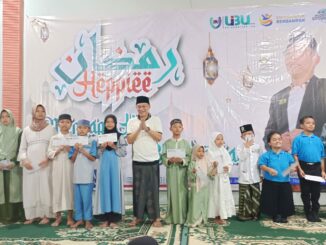 Menyapa Hati UIBU Berbagi 2026, Libatkan Ratusan Anak Panti Asuhan, Selasa (10/3/2026).