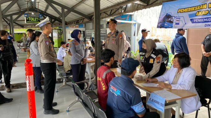 Mudik Lebaran 2026, Polresta Malang Kota Terapkan Pembatasan Angkutan Barang. (ist).