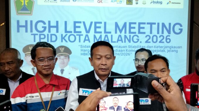 Wali Kota Malang, Wahyu Hidayat Imbau Masyarakat Tidak Panic Buying, Stok BBM dan Bahan Pokok Aman, Rabu (11/3/2026).