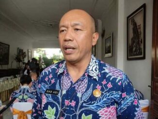 Kepala Diskopindag Kota Malang, Eko Sri Yuliadi, meminta maaf atas kegaduhan dan kericuhan yang terjadi saat pelaksanaan pasar murah. (ist).