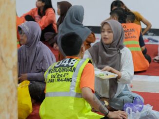 Hangatnya Ramadan di Balik Jeruji: Warga Binaan Lapas Malang Buka Puasa Bersama Keluarga. (Sumber L'SIMA).