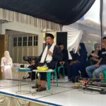 Anggota DPRD Kota Malang, Ustadz Rokhmad dalam Tausyiah pengajian Halal bihalal. (ist).
