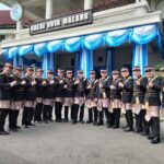 Camat Lowokwaru, Rudi Cahyono Catur Utomo (ujung kanan) bersama jajaran Kepala OPD usai mengikuti upacara HUT ke 112 Kota Malang, Rabu (1/4/2026).