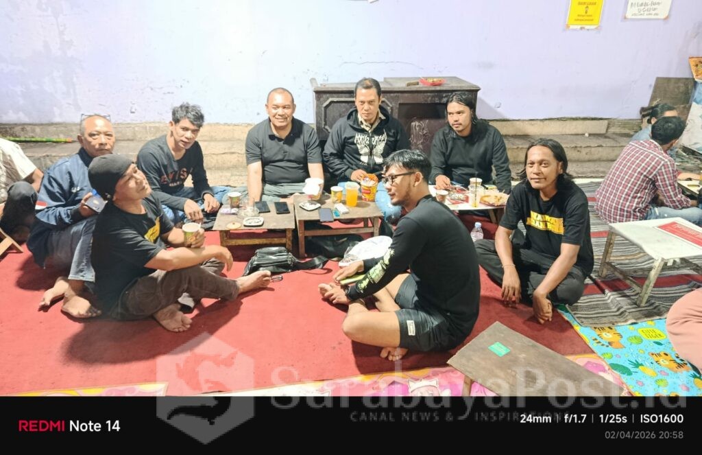 Pererat Sinergitas, Kapolsek Kedungkandang Ajak Wartawan Ngopi Bareng, Kamis (2/4/2026) malam.