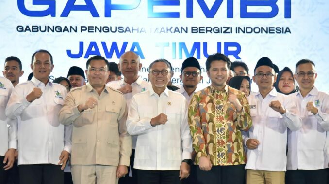 Zulkifli Hasan Saksi Pelantikan Ketua GAPEMBI Jatim, Dorong Perkuat Ketahanan Pangan, Kamis 9 April 2026. (ist).