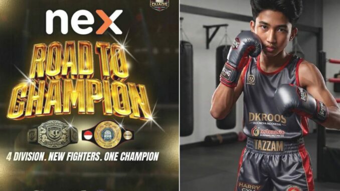 Sultan Tazzam Bawa Harapan D'Kross Boxing di "NEX Road to Champion"