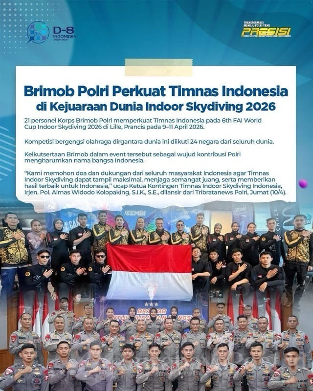 Polwan Brimob Bikin Bangga: 4-Way FS Putri Konsisten Top Asia, Tim Putra Raih Perunggu Macau. (istimewa).