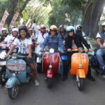 GAS TIPIS BARENG SANG LEGENDA: Ratusan Riders Iringi Kaka Slank Keliling Ikon Malang Jelang Konser, Minggu 19 April 2026 pagi. (ist).