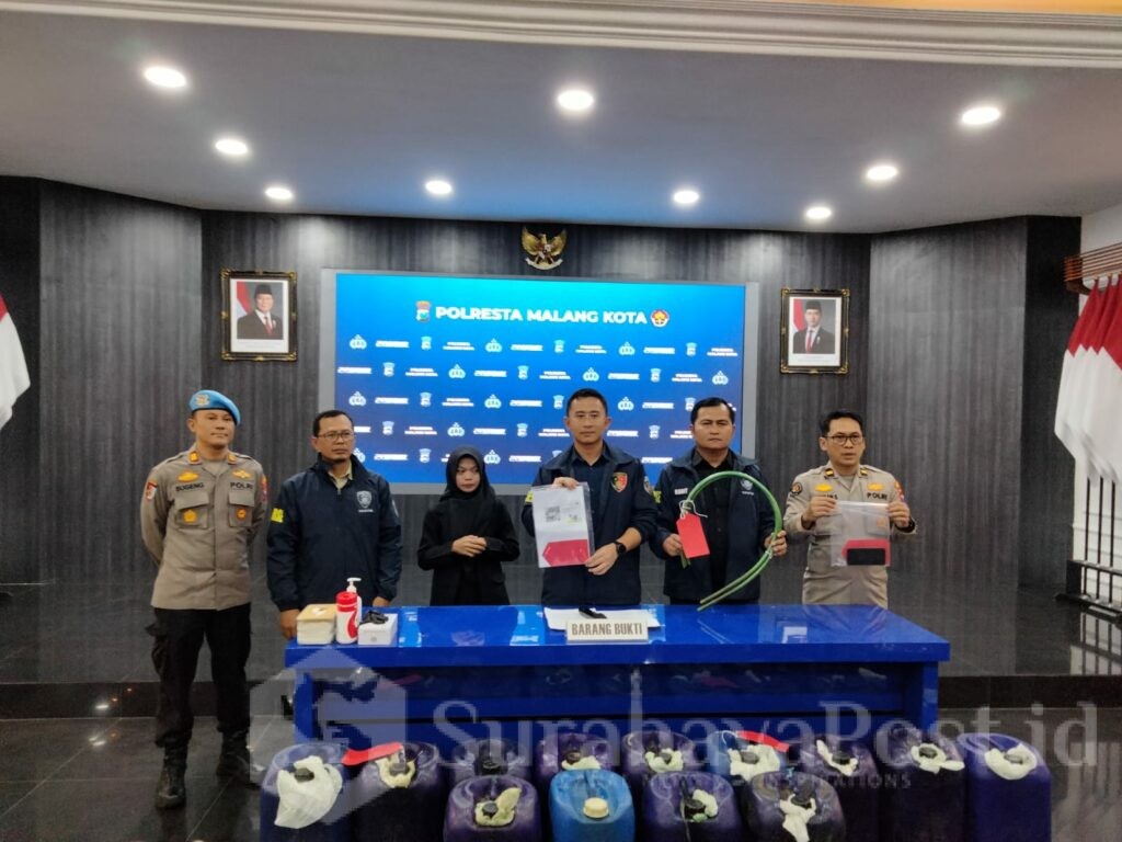 Inilah barang bukti yang berhasil diamankan