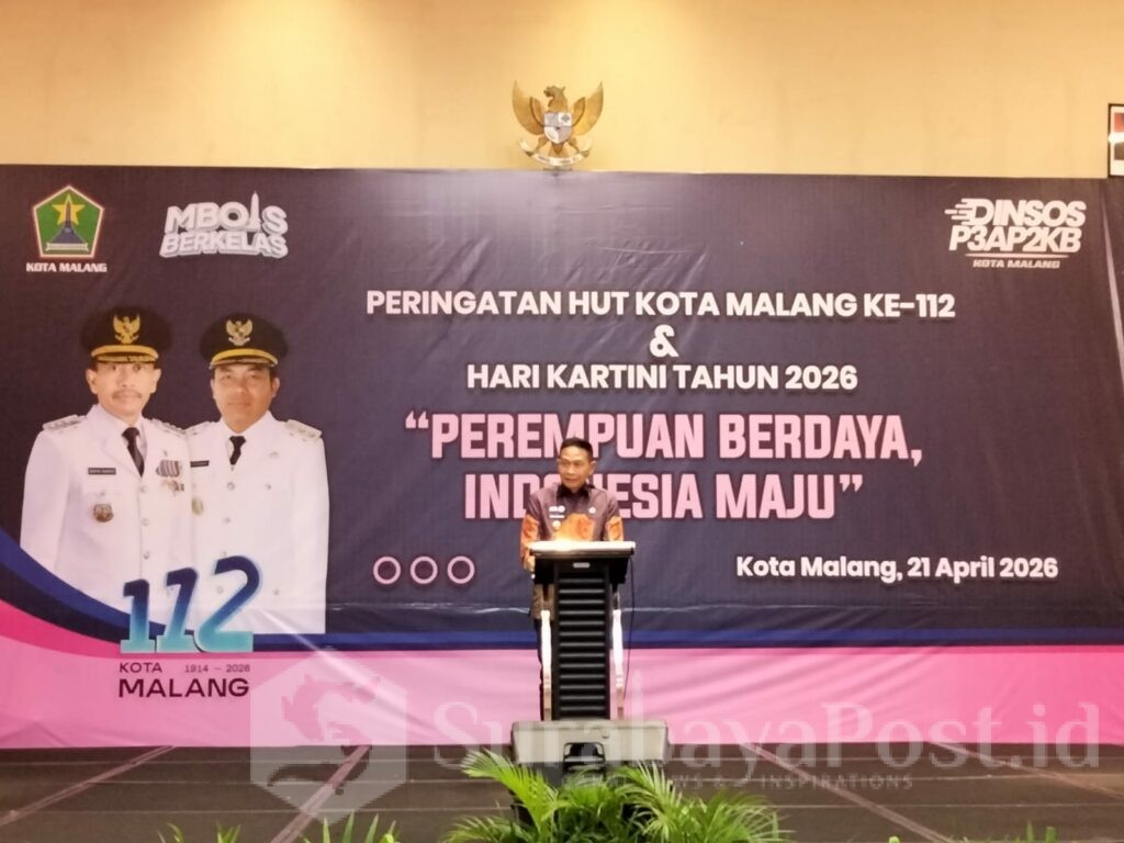 Wali Kota Wahyu Hidayat saat memberikan sambutan