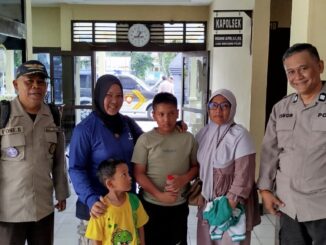 Viral di Medsos, Kafa 10 Tahun Ditemukan Polsek Blimbing dalam Keadaan Selamat, Senin 27 April 2026. (Dok. Humas Polresta/istimewa).