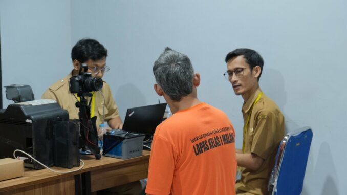 Sinergi Lapas Malang-Disdukcapil, 2.397 Warga Binaan Tuntas Validasi NIK untuk Akses BPJS, Selasa 28 April 2026. (Sumber L'SIMA).