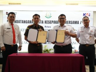 KAI Daop 8 & Kejari Kota Malang Teken MoU, Perkuat Pertahanan Hukum Aset BUMN, Rabu 29 April 2026. (Sumber Kejari).