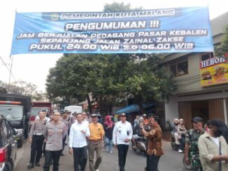 Wali Kota Wahyu Tertibkan Pasar Kebalen, Batasi Jam Jualan PKL, Begini Penjelasannya, Rabu (6/5/2026).