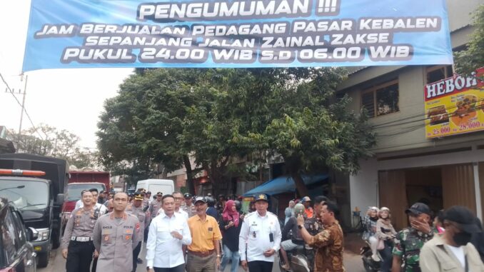 Wali Kota Wahyu Tertibkan Pasar Kebalen, Batasi Jam Jualan PKL, Begini Penjelasannya, Rabu (6/5/2026).