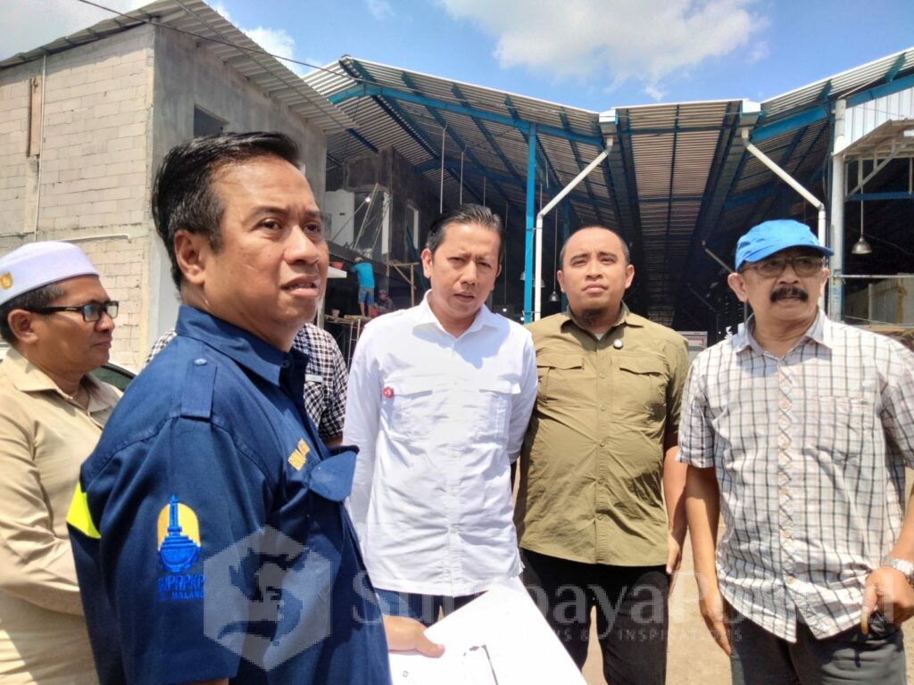 Komisi C DPRD Kota Malang saat sidak ke Pasar Gadang pada Kamis (7/5/2026) kemarin.