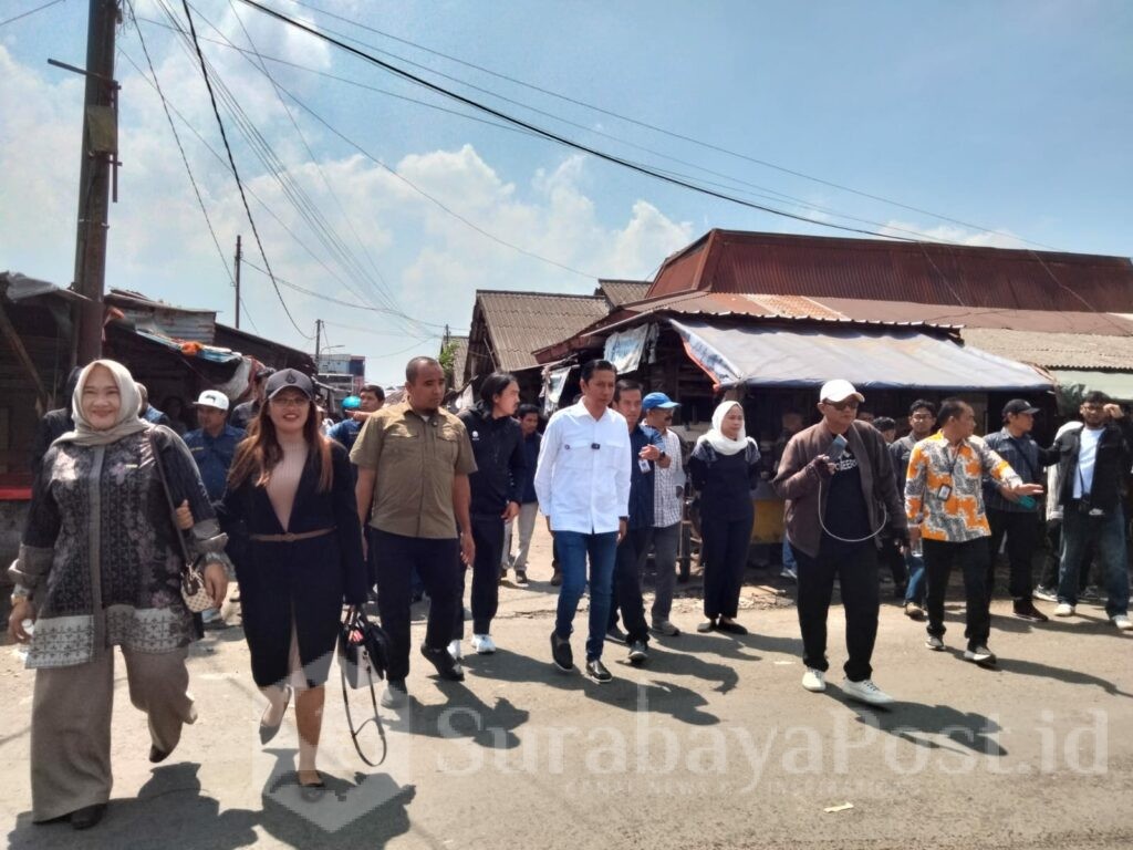 Komisi C DPRD Kota Malang saat sidak ke Pasar Gadang pada Kamis (7/5/2026) kemarin.