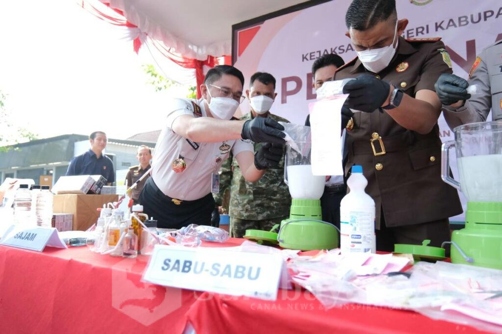 Kalapas Kelas 1 Malang Hadiri Pemusnahan Barang Bukti, Perkuat Sinergi Berantas Narkotika, Rabu 20 Mei 2026. (Sumber L'SIMA).