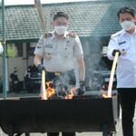 Kalapas Kelas 1 Malang Hadiri Pemusnahan Barang Bukti, Perkuat Sinergi Berantas Narkotika, Rabu 20 Mei 2026. (Sumber L'SIMA).