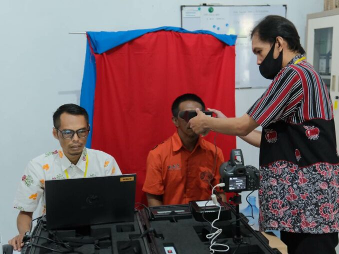 Lapas Kelas I Malang & Disdukcapil Sukses Rekam Biometrik 2.418 Warga Binaan. (Sumber L'SIMA).